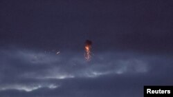 Imagine cu caracter ilustrativ, din mai 2025, cu o dronă explodată în timpul confruntărilor dintre Rusia și Ucraina.