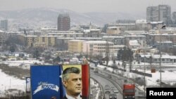 Predizborni poster Hashima Thacija, decembar 2010.