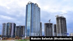 Izgradnja stambenog kompleksa 'Minsk World' kompanije Dana Holding (14.7.2020)