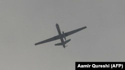 ამერიკული დრონი ქაბულის თავზე, 31 აგვისტო, 2021 წელი 