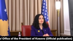 Presidentja e Kosovës, Vjosa Osmani. 
