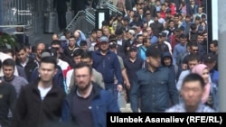 Мигранты в Москве. Иллюстративное фото. 