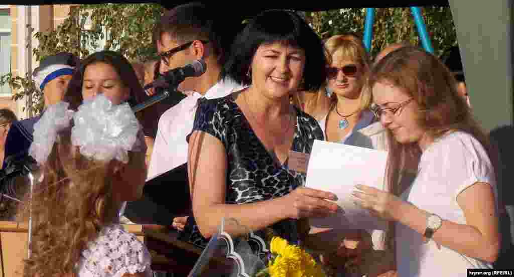 Директор Української школи-гімназії в Сімферополі Валентина Лаврик