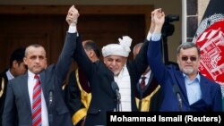 Pamje nga ceremonia e inaugurimit të Ashraf Ghanit si president i Afganistanit.