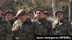 Aleksandar Vulin tokom vojničke zakletve