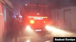 Tűzvész Csíkszeredán, 2021. január 7-én