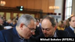 Vladmir Kara-Murza i Mihail Hodorkovski u Berlinu 10. oktobra 2016. 