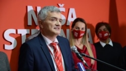 Srđan Mandić na pres-konferenciji, 15. novembar