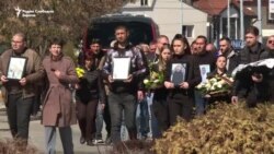 Кочани се прости од младите жртви од пожарот