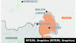 სუჯისა და სუმის საზღვრის მახლობლად, საბრძოლო მოქმედებების რუკა 2025 წლის 9 მარტის მდგომარეობით