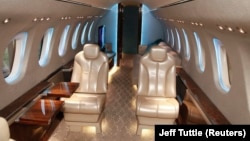 Unutrašnjost aviona Cessna