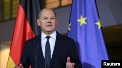 Njemački kancelar Olaf Scholz u Berlinu, 6. 11. 2024.