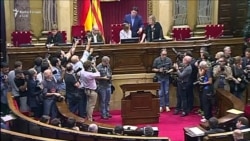 Momenti i shpalljes së pavarësisë të Katalonjës