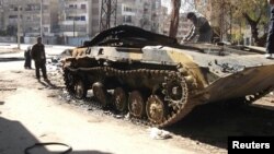 Scene iz Homsa, 20. februar 2012.