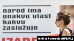 Bilbord na ulicama Sarajeva