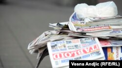 Ulična prodaja dnevne i nedeljne štampe, Beograd