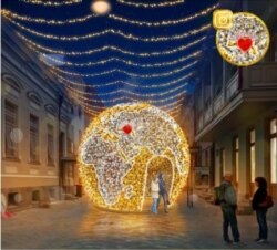 3D დეკორატიული სფერო