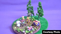 Одна из работ художника Аршына Намазбекулы.