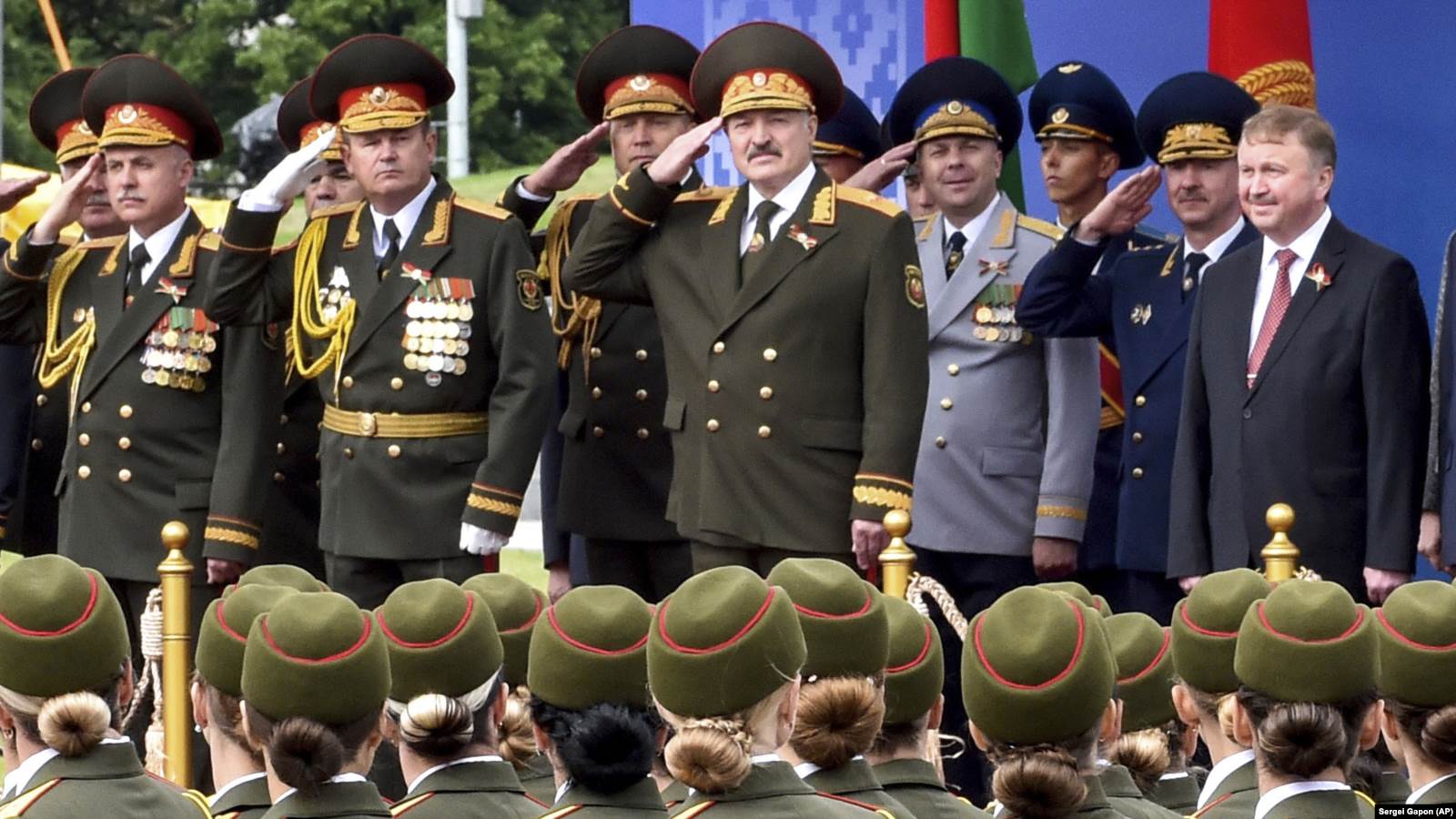 Parada povodom Dana nezavisnosti u Minsku, 3. jul 2018.