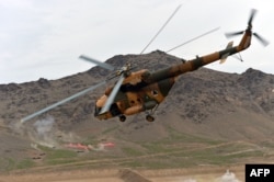 Helicopters are a key to warfare in mountainous Afghanistan.