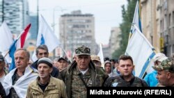 Protest boraca u Sarajevu, septembar 2018.