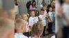 Ukranian school under fire