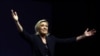 Marine Le Pen, liderja e Tubimit Kombëtar, reagon pas fitores bindëse në rundin e parë të zgjedhjeve parlamentare në Francë.