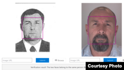 Снимката, с която Русия обявява за международно издирване през 2014 г. Красиков (вляво) съвпада с тази на заподозрения за убийството в Берлин Вадим Соколов (вдясно), твърди "Белингкат"