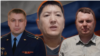 Фотоколлаж: в центре —активист из Казахстана Куат Ахметов, слева — офицер ГРУ России Денис Смолянинов, справа — агент российской разведки Виктор Васильев (Луковенко) 