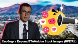 Колаж със снимка на кмета на София Васил Терзиев