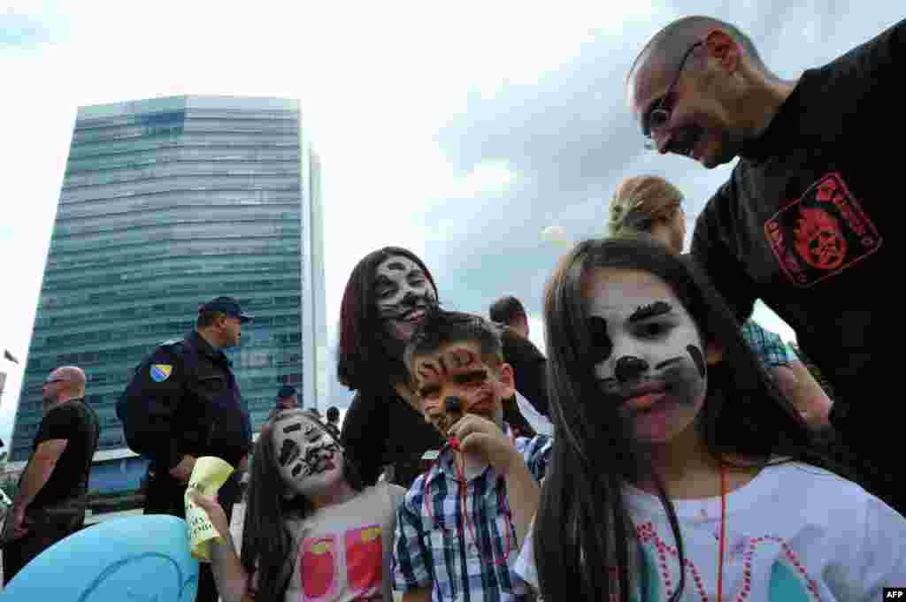 Sarajevo, 11. juni 2013. Foto: AFP / Elvis Barukčić 