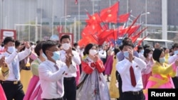 Proslava 109. godina od rođenja osnivača nacije Kim Il Sunga u glavnom gradu Severne Koreje, Pjongjangu 16. aprila 2021.