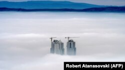 Архива: Форографија од Водно за време на висока загаденост на воздухот во Скопје. 15.12. 2017