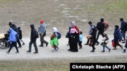 Мигранти кои пристигнуваат во Германија во 2015 година - илустративна фотографија. 