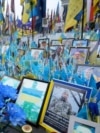 Kyiv's Independence Square Becomes 'Place Of Remembrance' For Fallen Soldiers