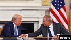 Никол Пашинян с Дональдом Трампом
