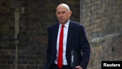 Секретарот за одбрана на Обединетото Кралство Џон Хили, Лондон, септември 2024 година.