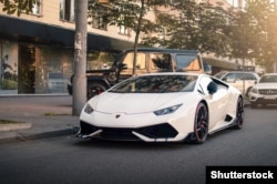 Lamborghini Huracán az ukrán fővárosban