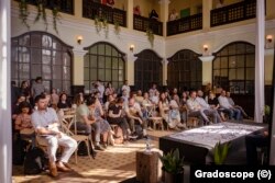 Вътрешността на сградата на Сточна гара по време на едно от предишните събития "Градоскоп"