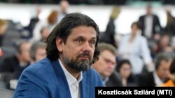 Deutsch Tamás, a FIDESZ-KDNP képviselője az Európai Parlament plenáris ülésén Strasbourgban 2019. július 16-án.