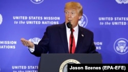 Архивска фотографија- Претседателот на САД Доналд Трамп