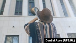 Studentski protest ispred zgrade Skupštine Vojvodine, 17. decembar 2024.