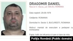 Daniel Dragomir, urmărit general al Politiei Române.