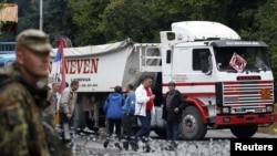 Kamion na prelazu Brnjak, 20. septembar 2011