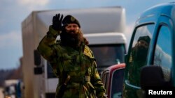 Srpski paramilitarci u Ukrajini, arhivski snimak 