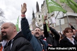 Mi Hazánk kormányellenes tüntetés 2019. március 15-én