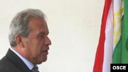 М. Солеҳов ҳангоми кор ба ҳайси вазири умури дохилии Тоҷикистон, Душанбе, 30 июди соли 2008.