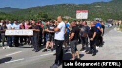 Blokade magistralnog puta Nikšić – Kotor, zbog Zakona o šumama, 9. jun 2025.