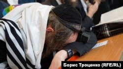 Pelerin evreu la Uman, în septembrie 2024.