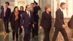 Lideri tokom pauze pregovora u Minsku